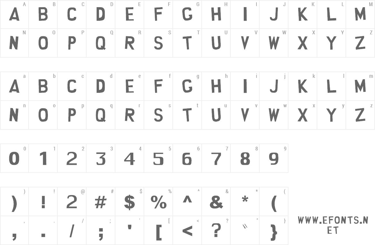 Font South Park preview